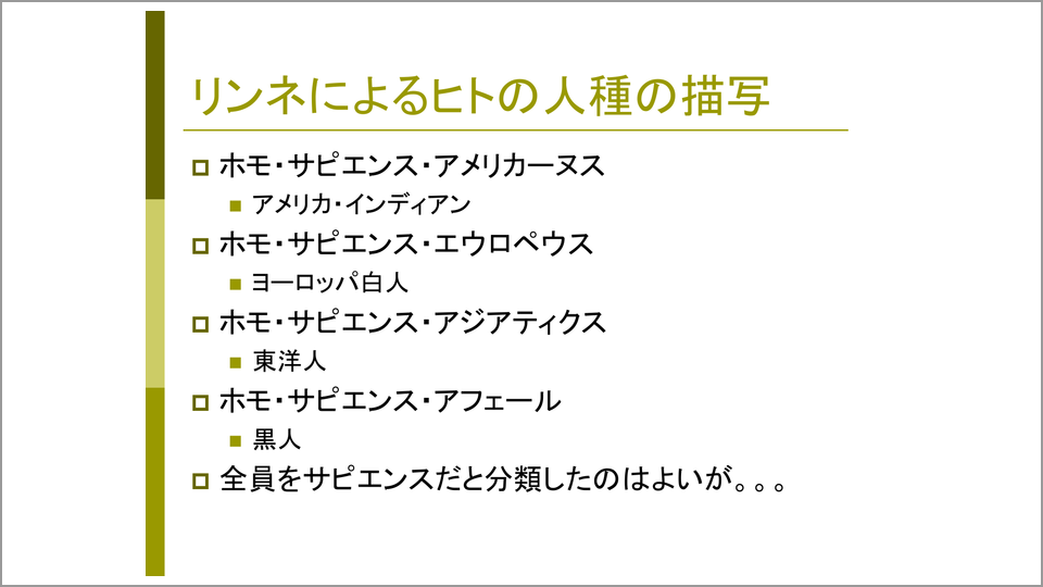 リンネが全人種を ホモ サピエンス と言ったのは画期的 長谷川眞理子 テンミニッツtv