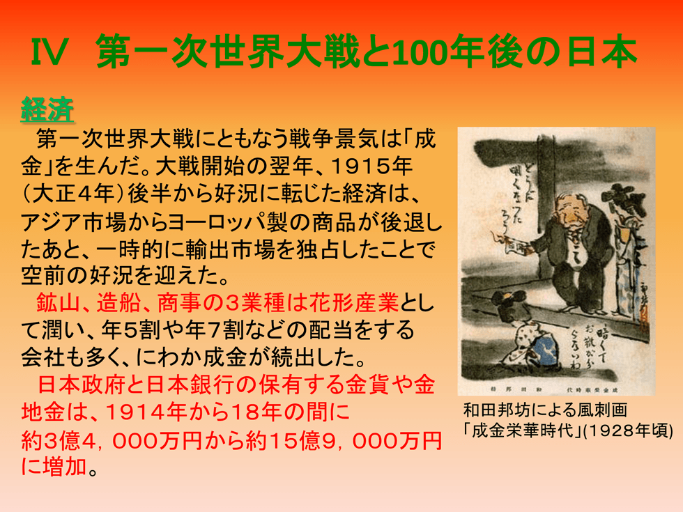 平成バブルの崩壊はさながら第一次大戦後の反動不況 山内昌之 テンミニッツtv